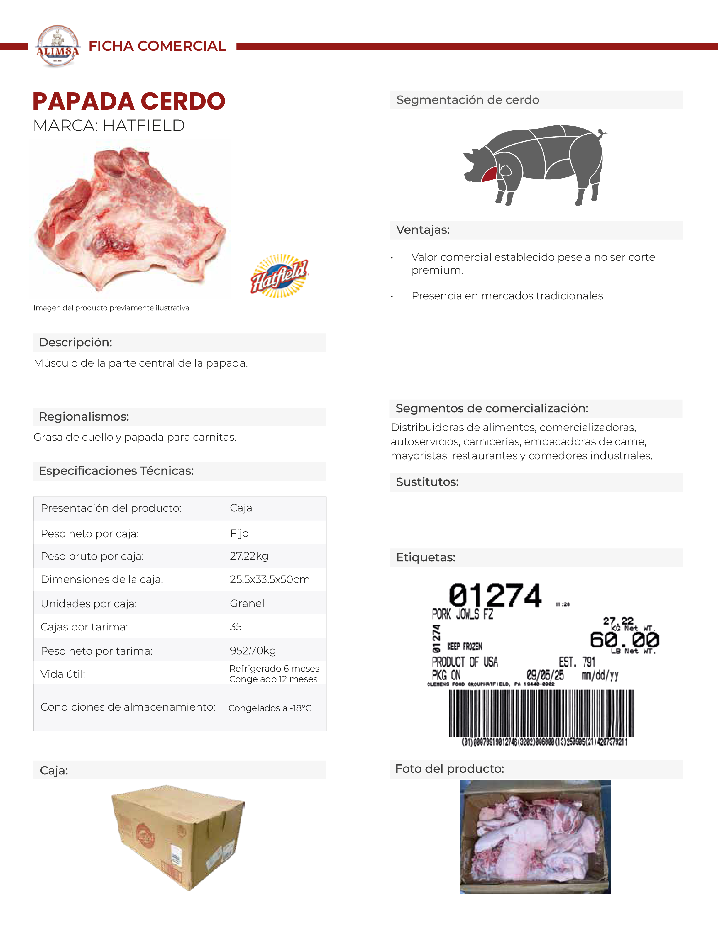PAPADA CERDO HATFIELD